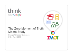 The Zero Moment of Truth Macro Study